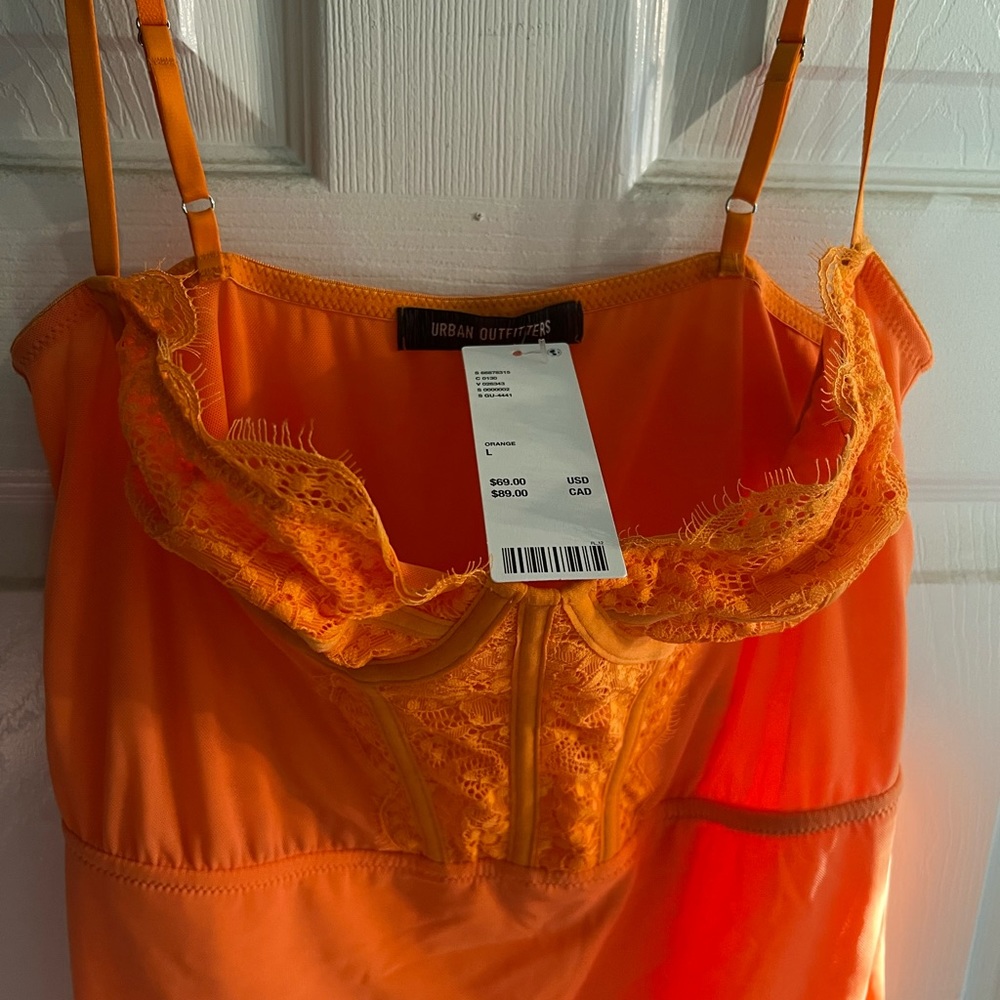 UO Brenna Bustier Mini Dress